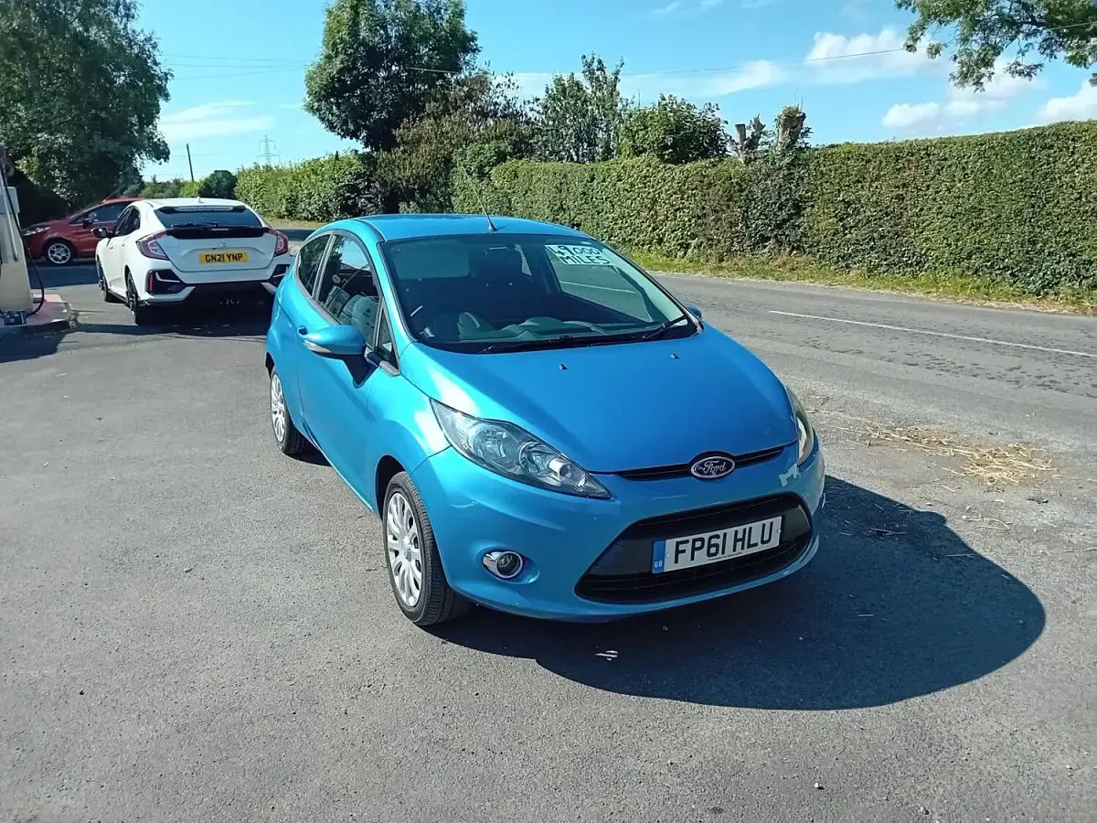 Used Ford Fiesta 82 HP (60 kW) 2011 Blue Hatchback