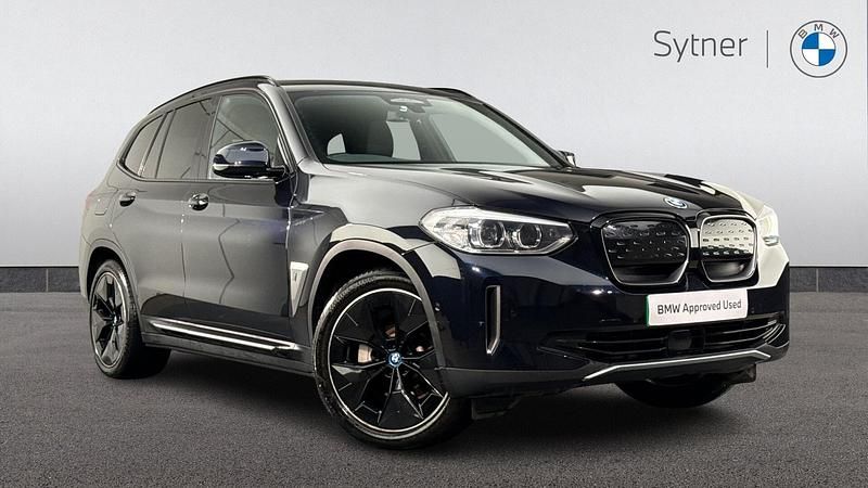 Black Used 2021 BMW iX3 Shadowline SUV | £23,500 (Fair price) - Image 1/4
