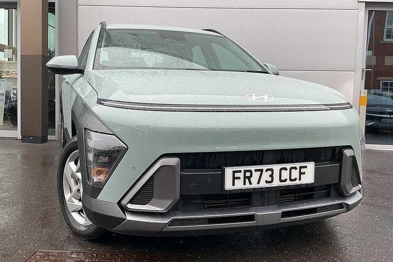 Green Used 2023 Hyundai Kona Advanced SUV | £17,490 (Fair price) - Image 1/4