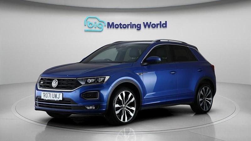 Usado VW T-Roc R-line 150 HP (110 kW) 2021 Azul SUV
