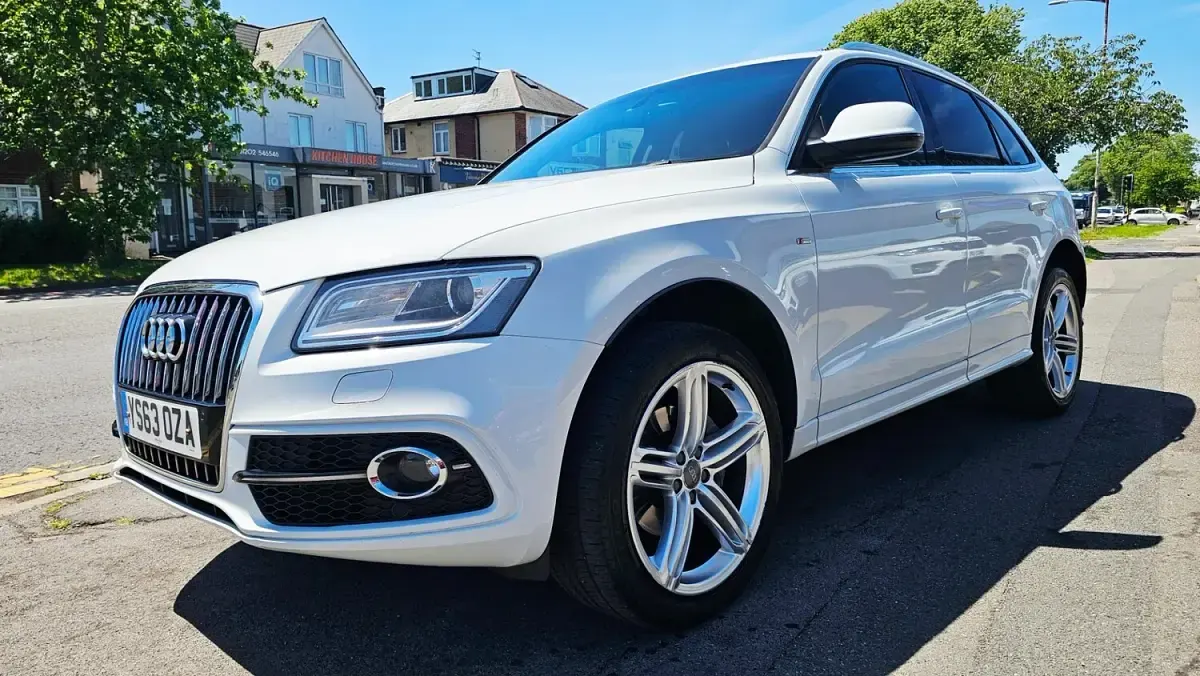 Used Audi Q5 S-line plus 177 HP (130 kW) 2014 White SUV