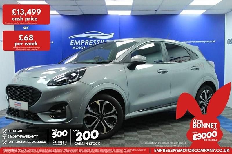 Used Ford Puma ST-Line 125 HP (91 kW) 2021 Silver Hatchback