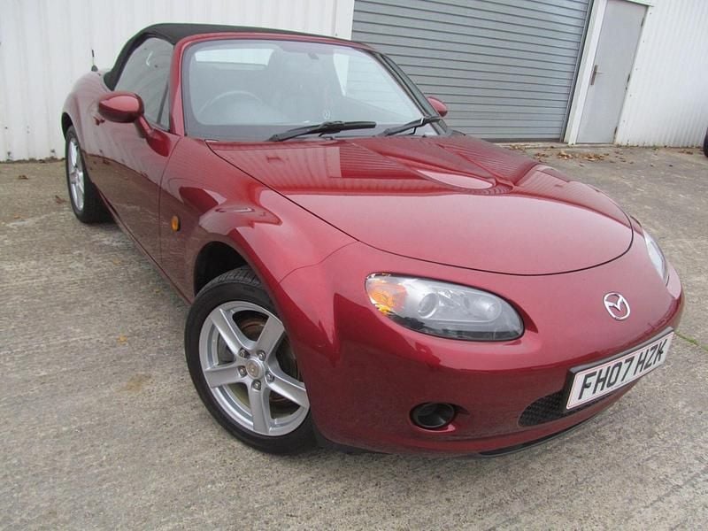 Red Used 2007 Mazda MX5 Cabriolet | £4,500 (Fair price) - Image 1/4