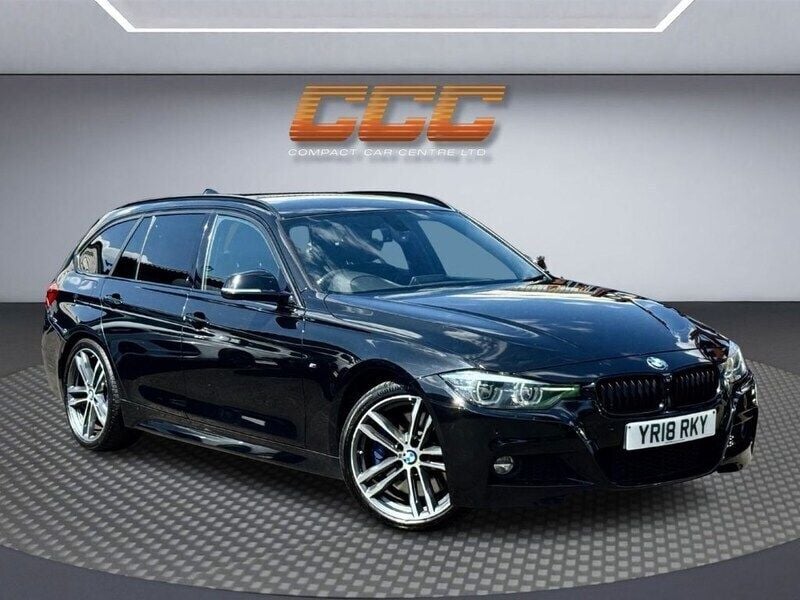 Black Used 2018 BMW 330 M Sport Estate | £13,990 (Good price) - Image 1/2