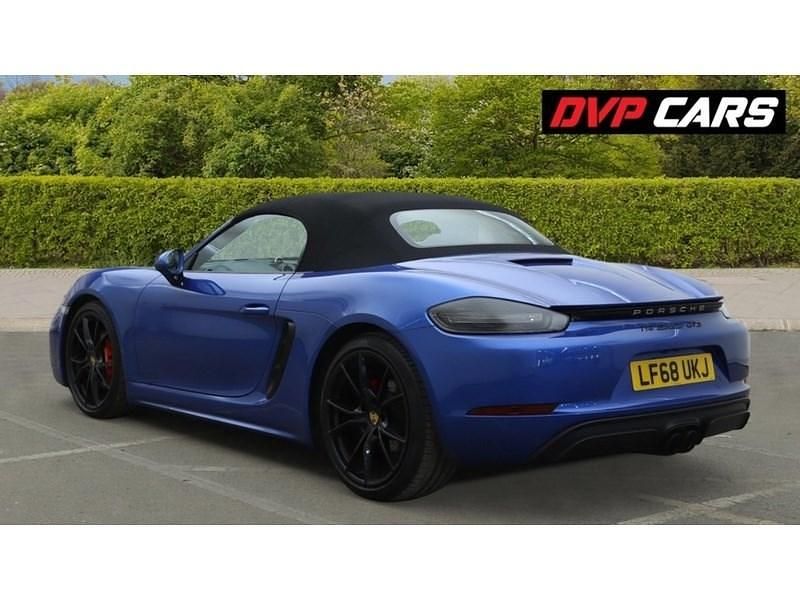 Used Porsche Boxster 2018 Blue Cabriolet