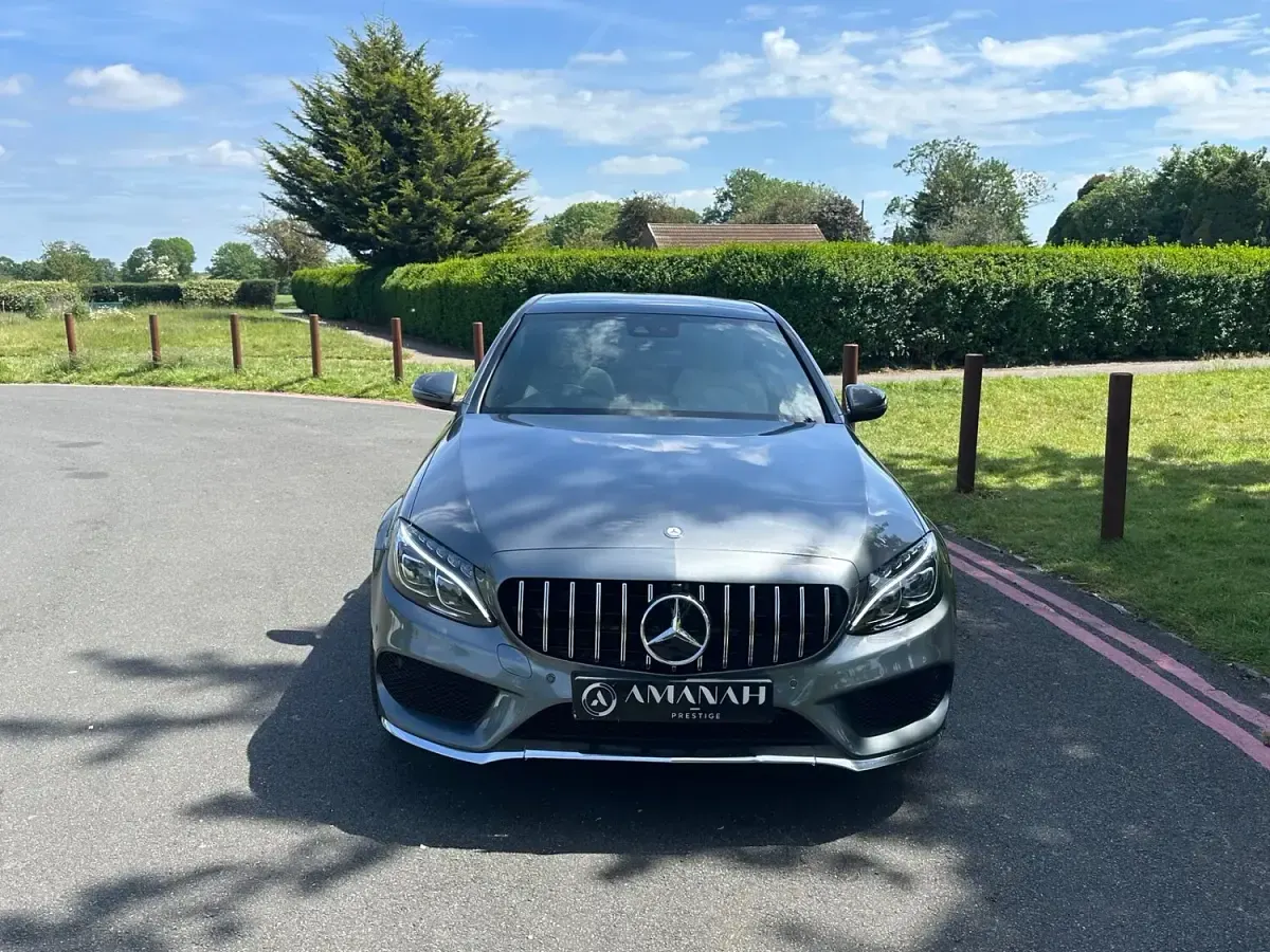 Used Mercedes C220 AMG Line Premium 170 HP (125 kW) 2017 Grey Sedan