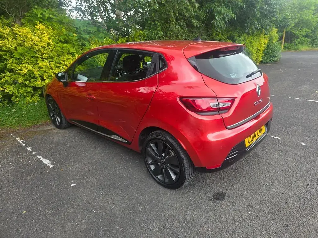 Used Renault Clio Dynamique 90 HP (66 kW) 2014 Red Hatchback