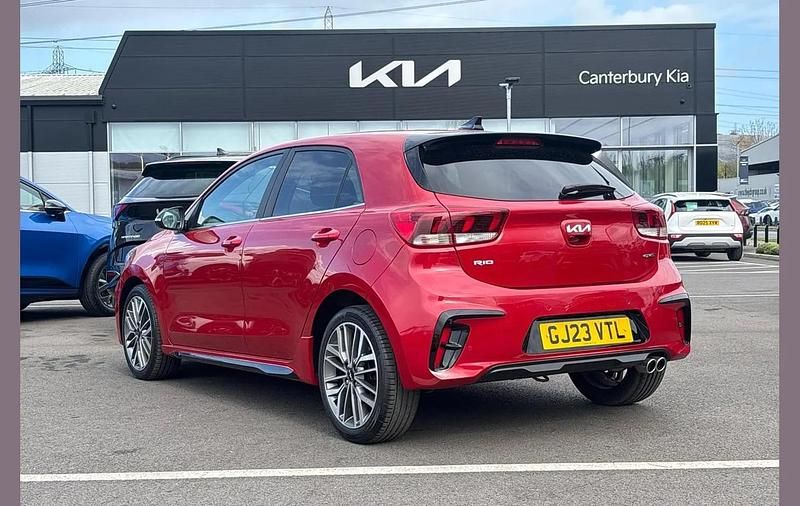 Used Kia Rio GT-Line S 120 HP (88 kW) 2023 Red Hatchback