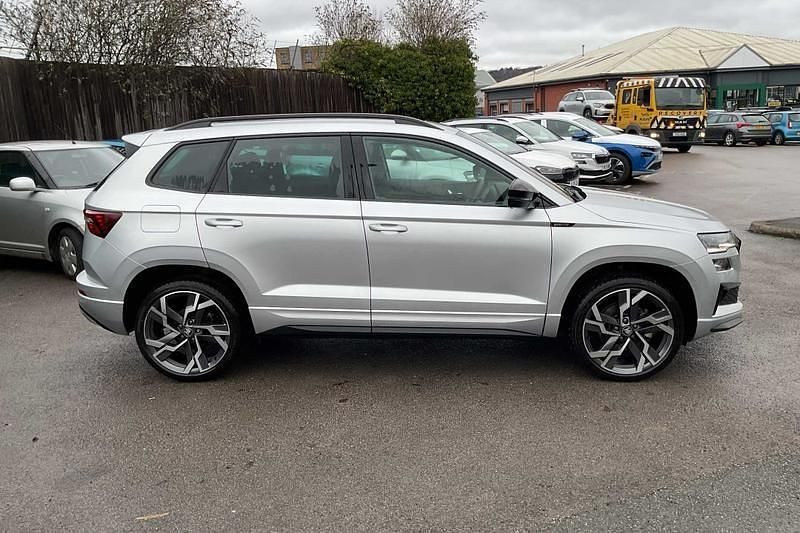 Used Skoda Karoq SportLine 150 HP (110 kW) 2025 Silver SUV