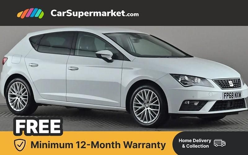 Used Seat Leon SE Dynamic 116 HP (85 kW) 2019 White Hatchback
