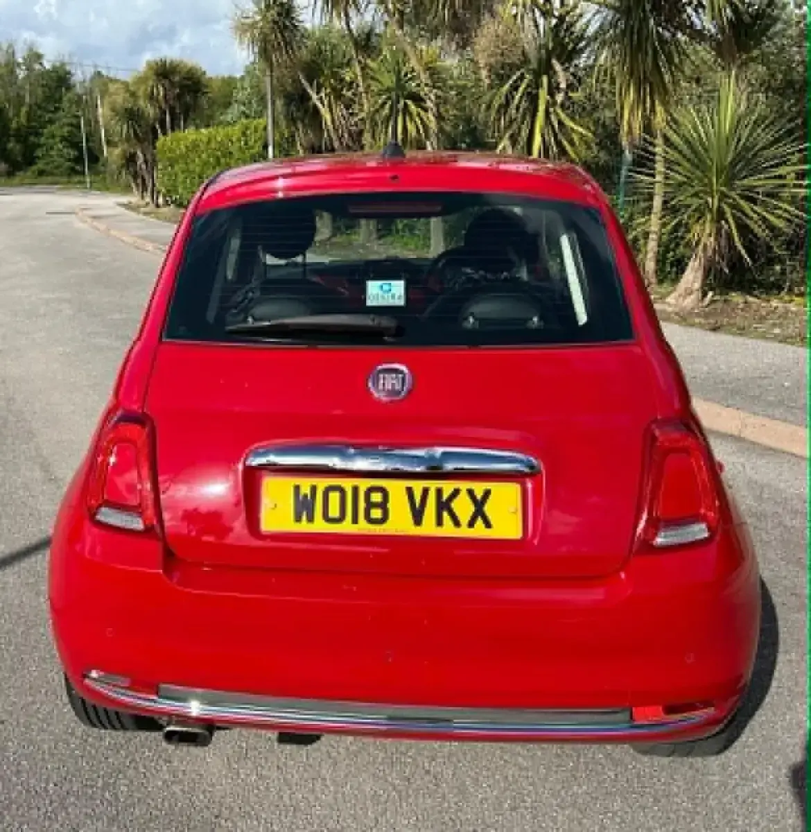 Used Fiat 500 Lounge 69 HP (50 kW) 2018 Red Hatchback