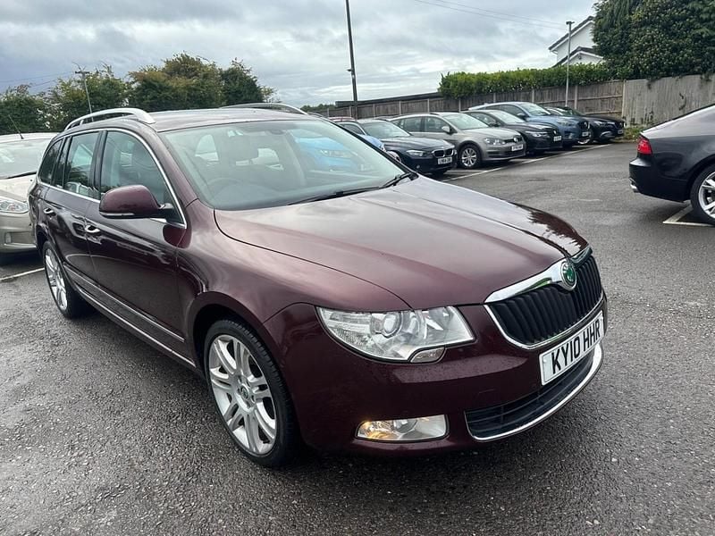 Maroon Used 2010 Skoda Superb Elegance Estate | £5,999 (A bit pricey) - Image 1/4