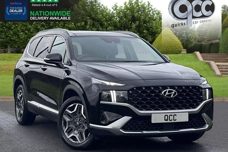 Black Used 2021 Hyundai Santa Fe Ultimate SUV | £26,950 (Fair price) - Image 1/1