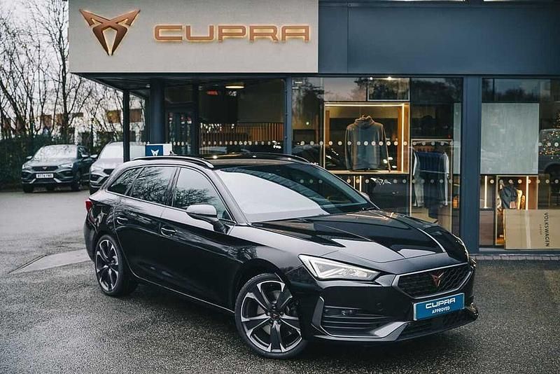 Midnight black Used 2024 Cupra Leon VZ2 Estate | £26,990 (Fair price) - Image 1/4