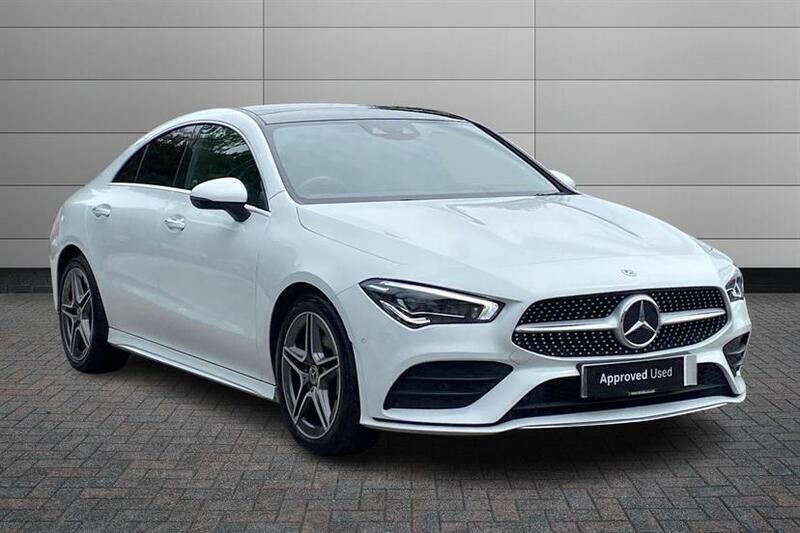 Digital white Used 2021 Mercedes CLA220 AMG Line Premium Plus Sedan | £23,500 (Fair price) - Image 1/4