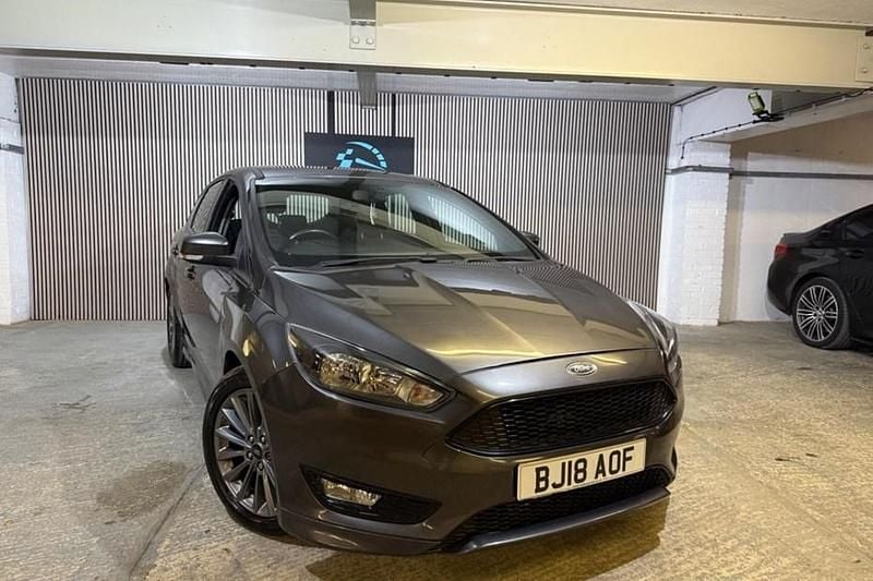 Grey Used 2018 Ford Focus ST-Line Hatchback | £5,995 (Good price) - Image 1/1