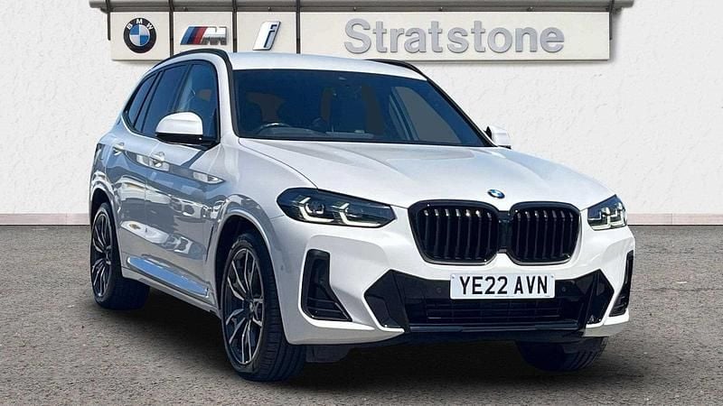 White Used 2022 BMW X3 M Sport SUV | £37,799 (Fair price) - Image 1/3