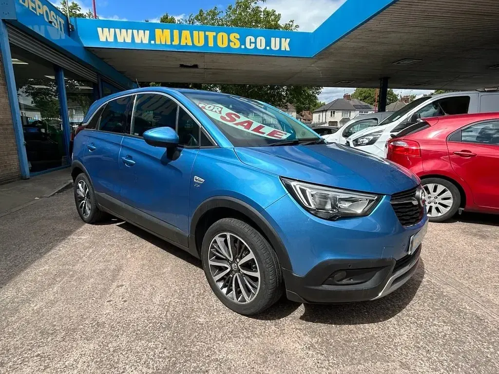 Used Vauxhall Crossland X Elite 110 HP (80 kW) 2018 Blue SUV