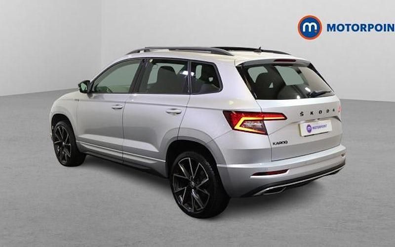 Used Skoda Karoq SportLine 150 HP (110 kW) 2020 Silver SUV