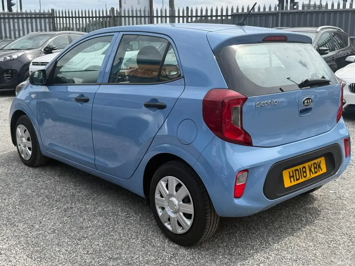 Used Kia Picanto 66 HP (48 kW) 2018 Blue Hatchback