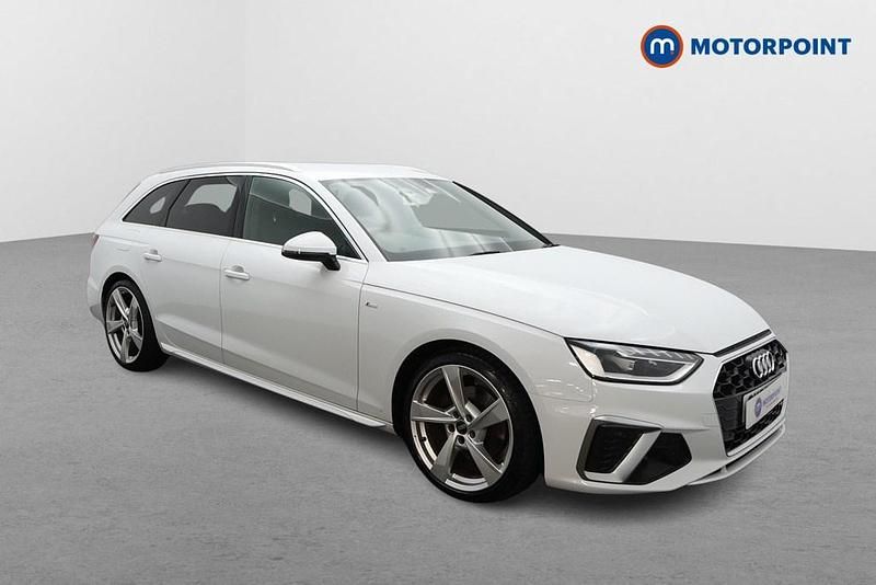 White Used 2022 Audi A4 S-Line Estate | £23,399 (Good price) - Image 1/4