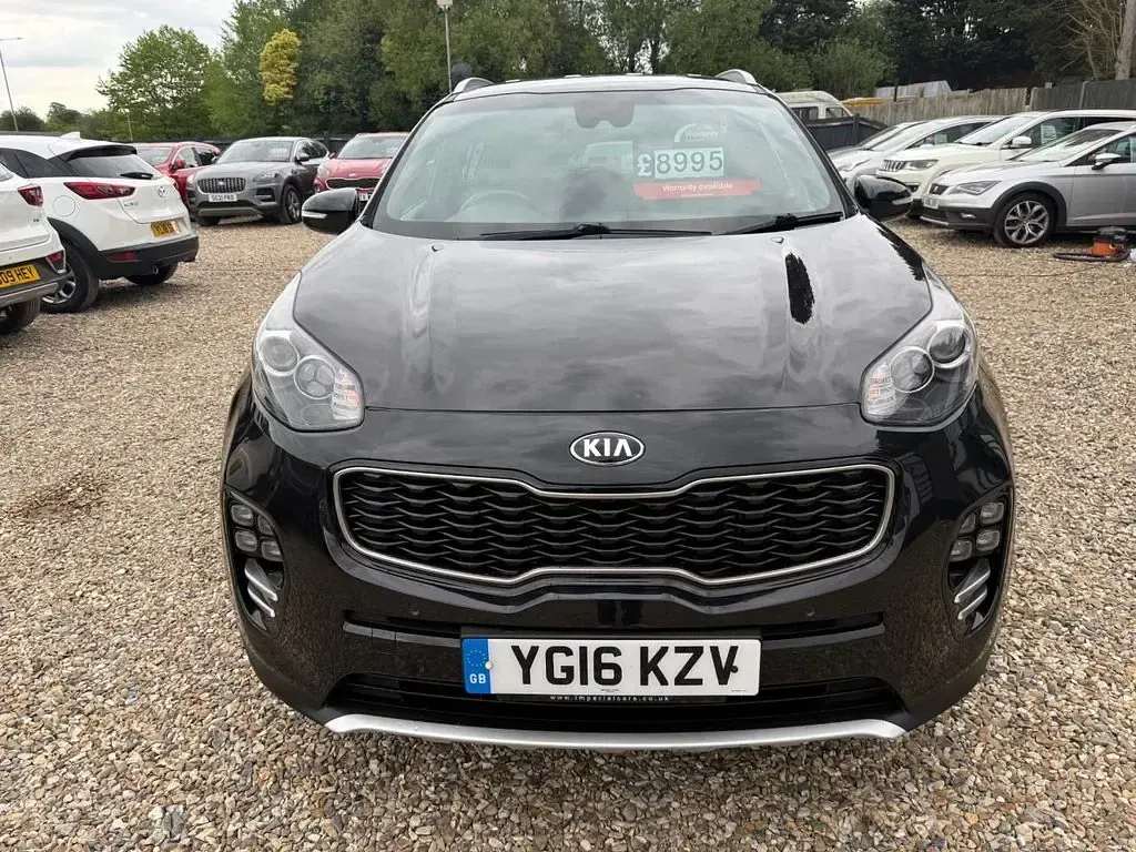 Used Kia Sportage GT-Line 134 HP (98 kW) 2016 Black SUV