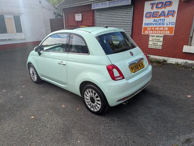 Used Fiat 500 Lounge 69 HP (50 kW) 2018 Green Hatchback