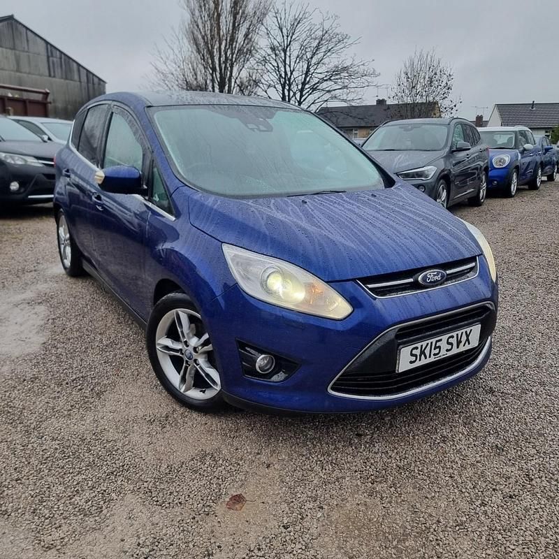 Blue Used 2015 Ford C-MAX Titanium X MPV | £4,999 (A bit pricey) - Image 1/4