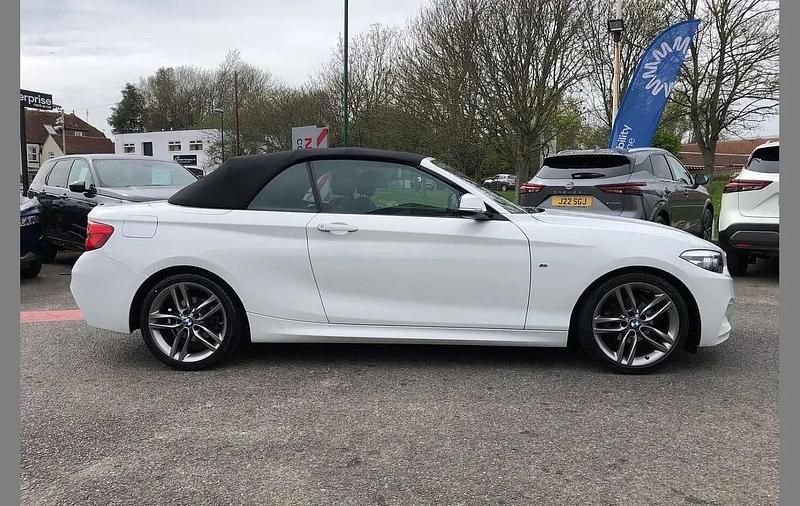 Used BMW 218 M Sport 147 HP (108 kW) 2017 White Cabriolet