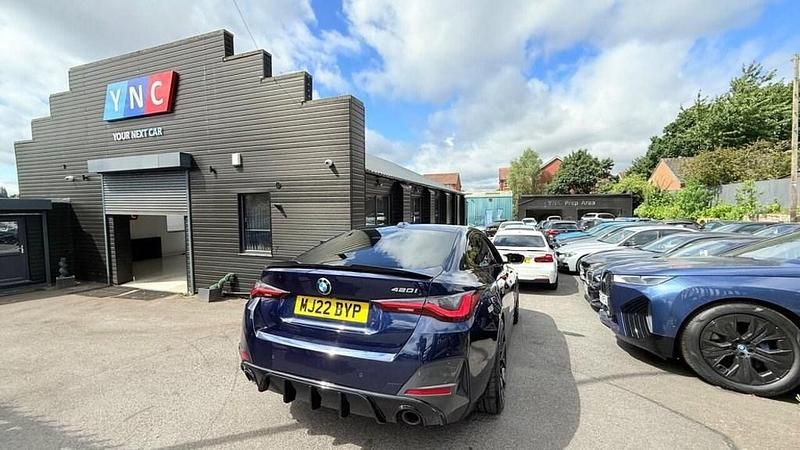 Blue Used 2022 BMW 420 M Sport Coupe | £26,491 (Fair price) - Image 1/4
