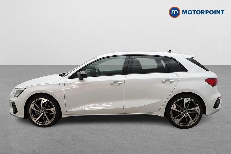 Used Audi A3 Black Edition 2024 White Hatchback