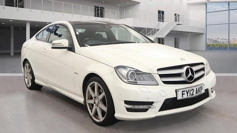 White Used 2012 Mercedes C220 AMG Coupe | £7,995 (Fair price) - Image 1/3