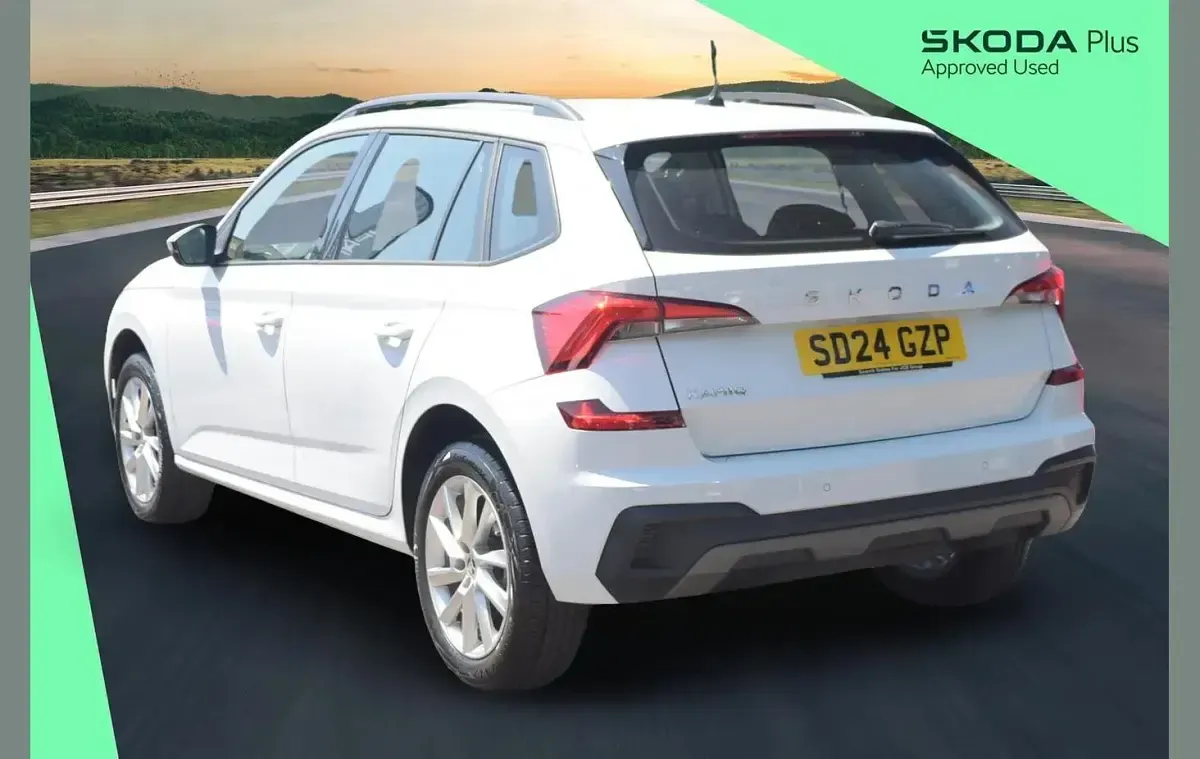Used Skoda Kamiq SE 115 HP (84 kW) 2024 Moon white metallic SUV