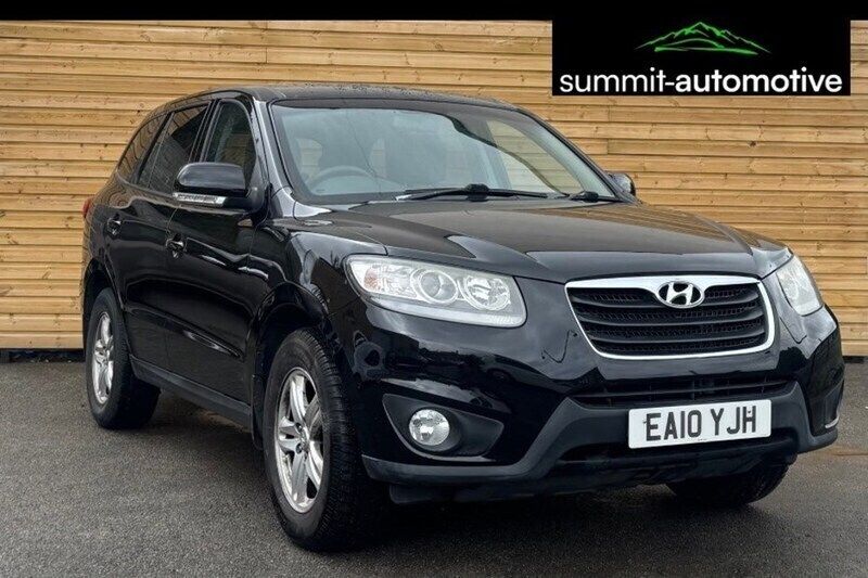 Black Used 2010 Hyundai Santa Fe Style SUV | £3,490 (Fair price) - Image 1/1