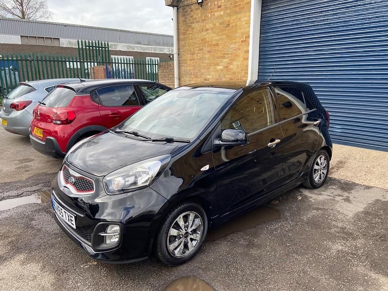 Used Kia Picanto 68 HP (50 kW) 2016 Black Hatchback