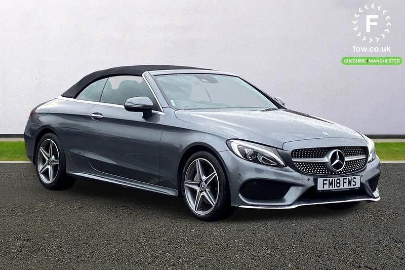 Grey Used 2018 Mercedes C200 Active Cabriolet | £14,799 (Good price) - Image 1/4