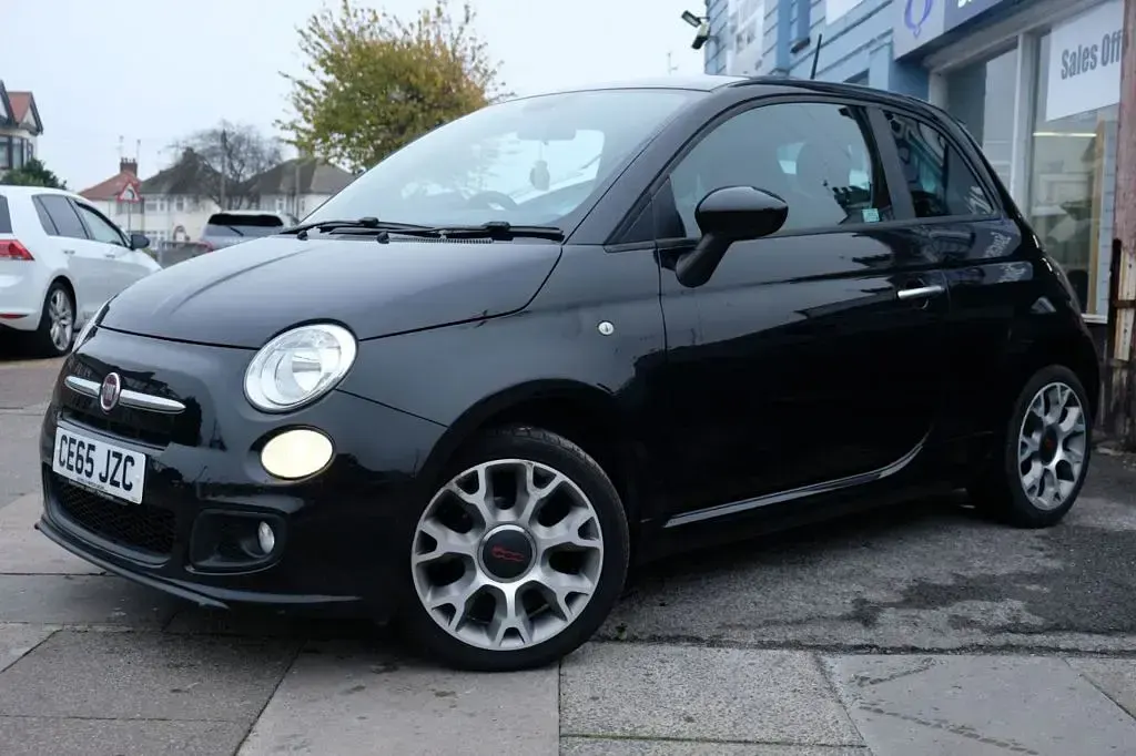 Used Fiat 500 S 69 HP (50 kW) 2015 Black Hatchback