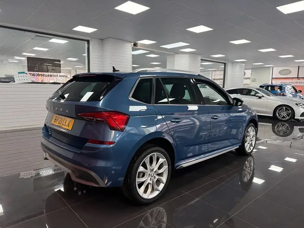Used Skoda Kamiq SE L 150 HP (110 kW) 2021 Blue SUV