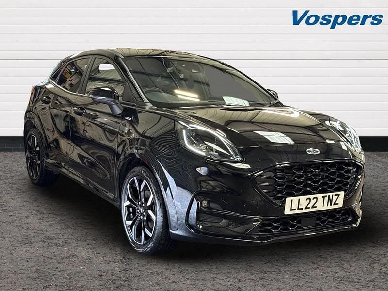 Black Used 2022 Ford Puma Gen-E ST-Line X Hatchback | £18,700 - Image 1/3