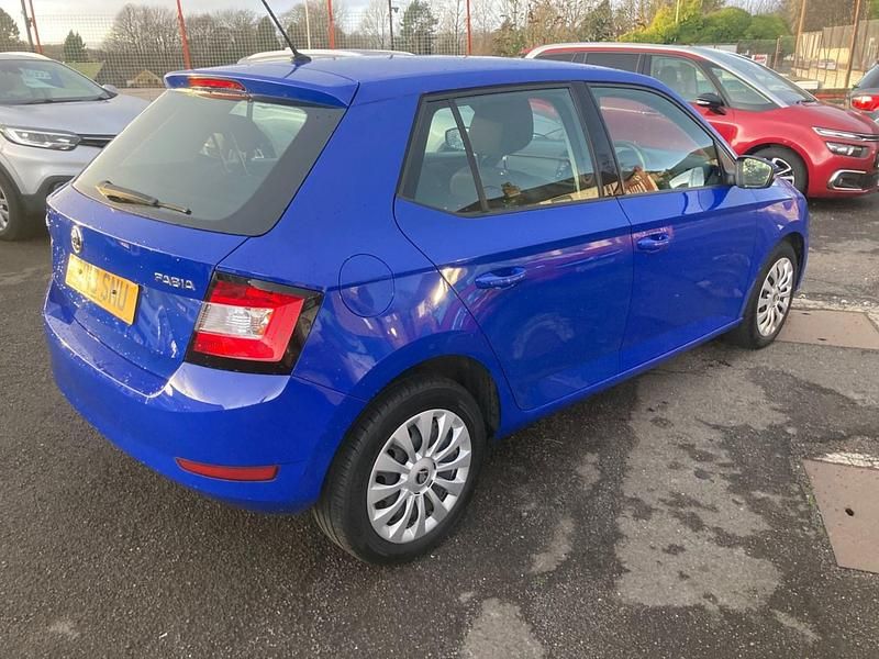 Used Skoda Fabia 75 HP (55 kW) 2019 Blue Hatchback