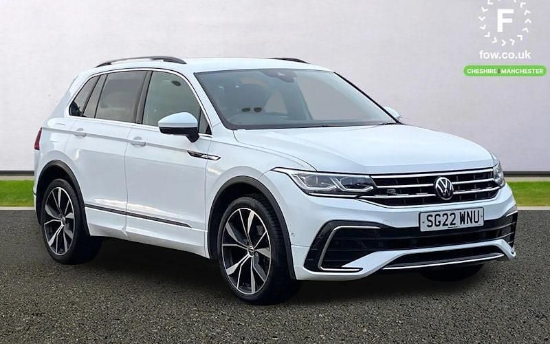Used VW Tiguan R-line 150 HP (110 kW) 2022 White SUV