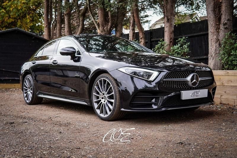 Black Used 2019 Mercedes CLS400 AMG Line Premium Plus Coupe | £27,490 (Good price) - Image 1/3