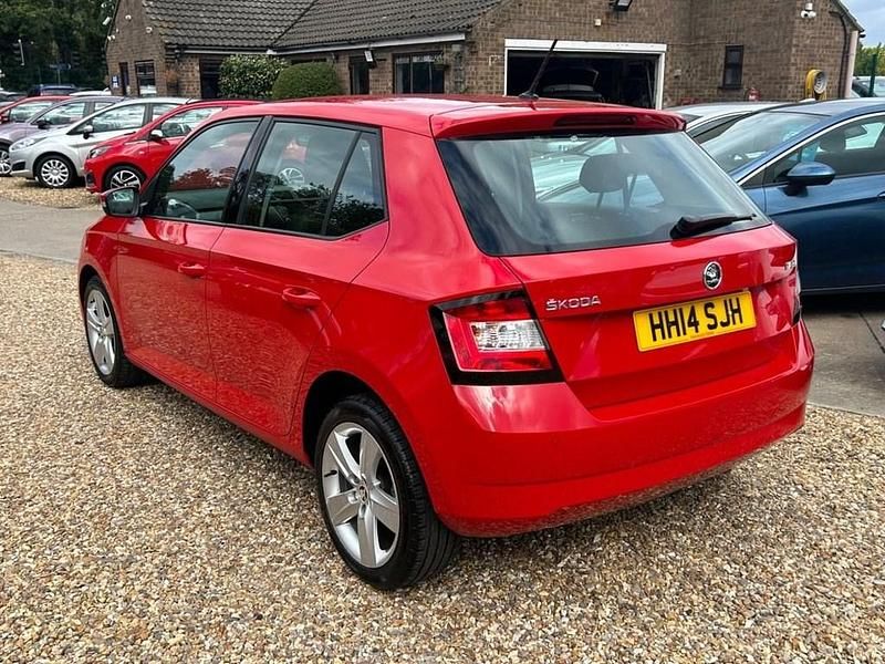 Used Skoda Fabia SE L 110 HP (80 kW) 2018 Red Hatchback