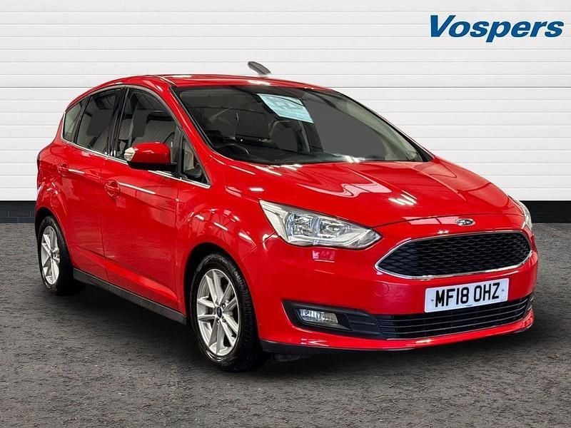 Red Used 2018 Ford C-MAX Zetec MPV | £8,900 (Fair price) - Image 1/3