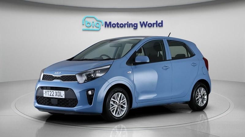 Used Kia Picanto 2022 Blue Hatchback