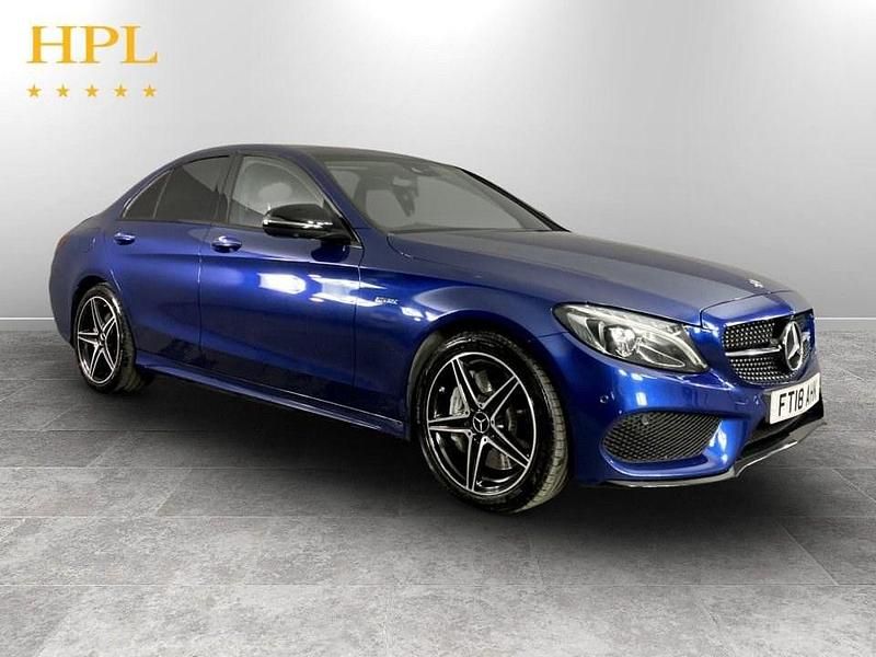 Used Mercedes C43 AMG Premium Plus 367 HP (269 kW) 2018 Blue Sedan