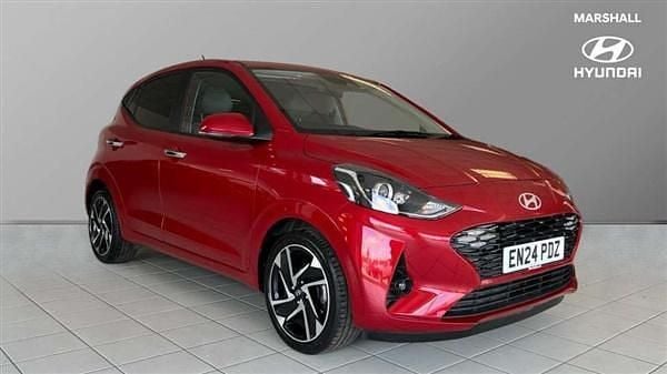 Red Used 2024 Hyundai i10 Premium Hatchback | £14,419 (Fair price) - Image 1/4