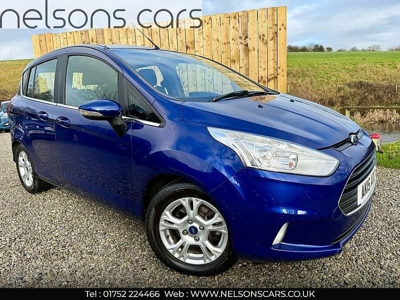 Used Ford B-MAX Zetec 90 HP (66 kW) 2015 Blue MPV