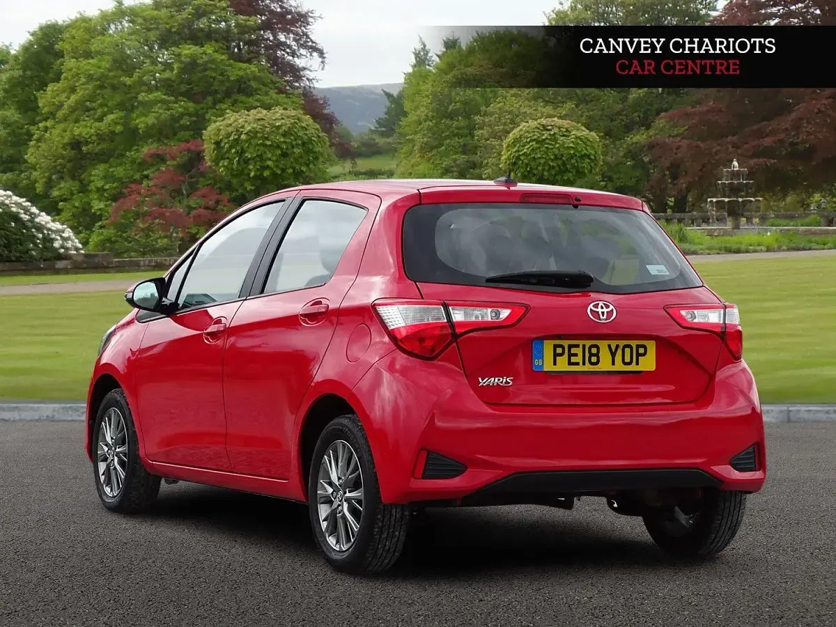 Used Toyota Yaris 2018 Red Hatchback