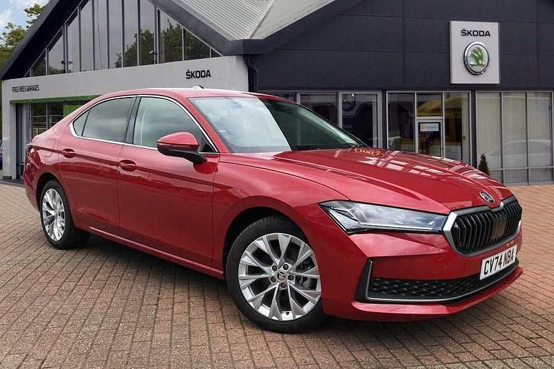 New Skoda Superb SE L 150 HP (110 kW) 2025 Carmine red metallic Hatchback